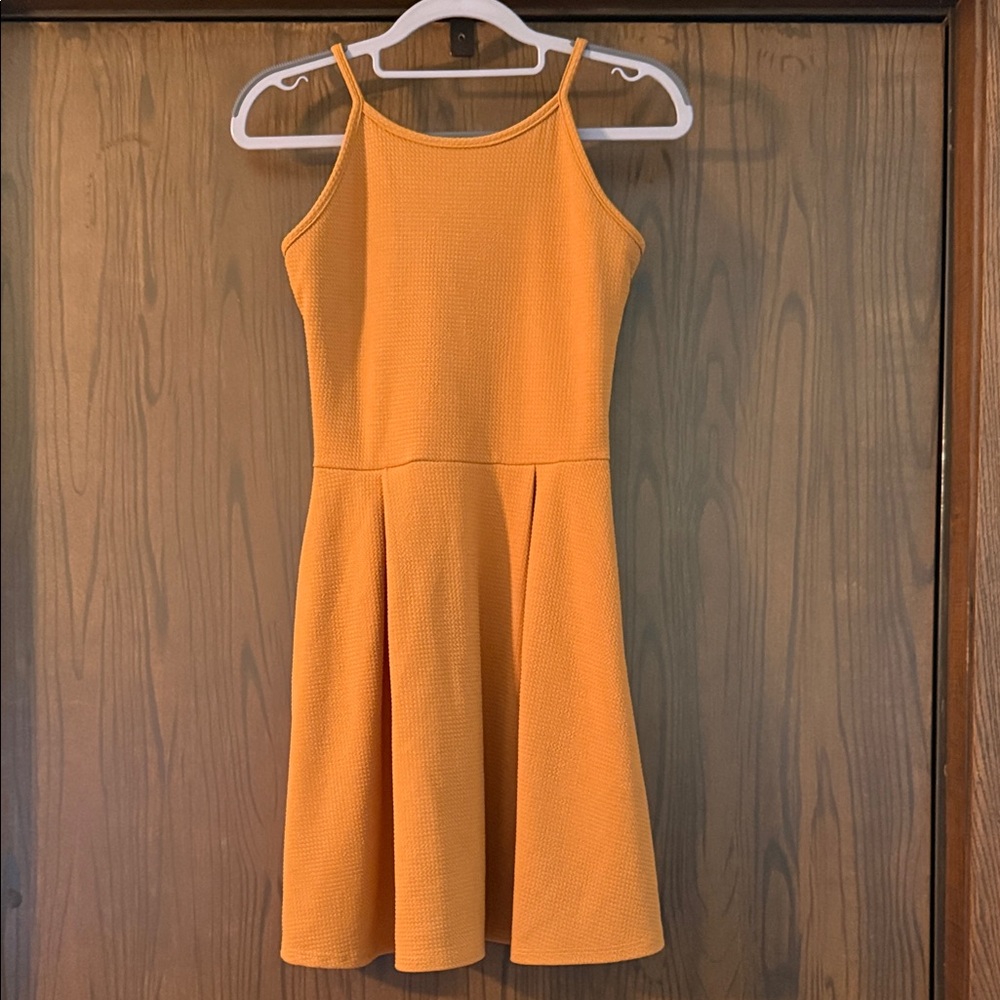 Olivia Rae Vibrant Orange Mini Dress